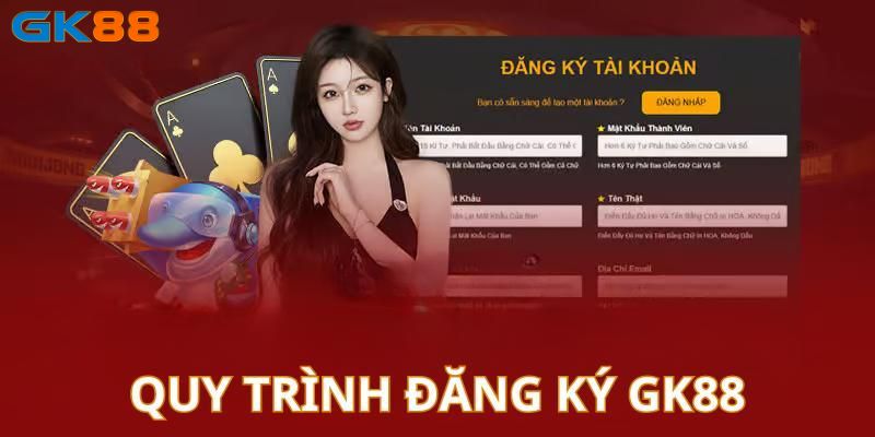 Bước 1: Tải và cài đặt ứng dụng GK88 từ App Store hoặc Google Play Store tùy thuộc vào hệ điều hành của điện thoại bạn đang sử dụng.Bước 2: Mở ứng dụng và tìm đến mục “Đăng ký” trên giao diện chính.
Bước 3: Điền các thông tin cá nhân cần thiết như tên đầy đủ, số điện thoại, địa chỉ email, ngày sinh và mật khẩu mà bạn muốn sử dụng.
Bước 4: Xác nhận thông tin và hoàn thành quá trình đăng ký bằng cách nhấn vào nút “Đăng ký” hoặc “Register”.
